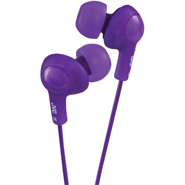 Jvc Gumy Plus Earbuds with Remote and Microphone (Violet) HAFR6V